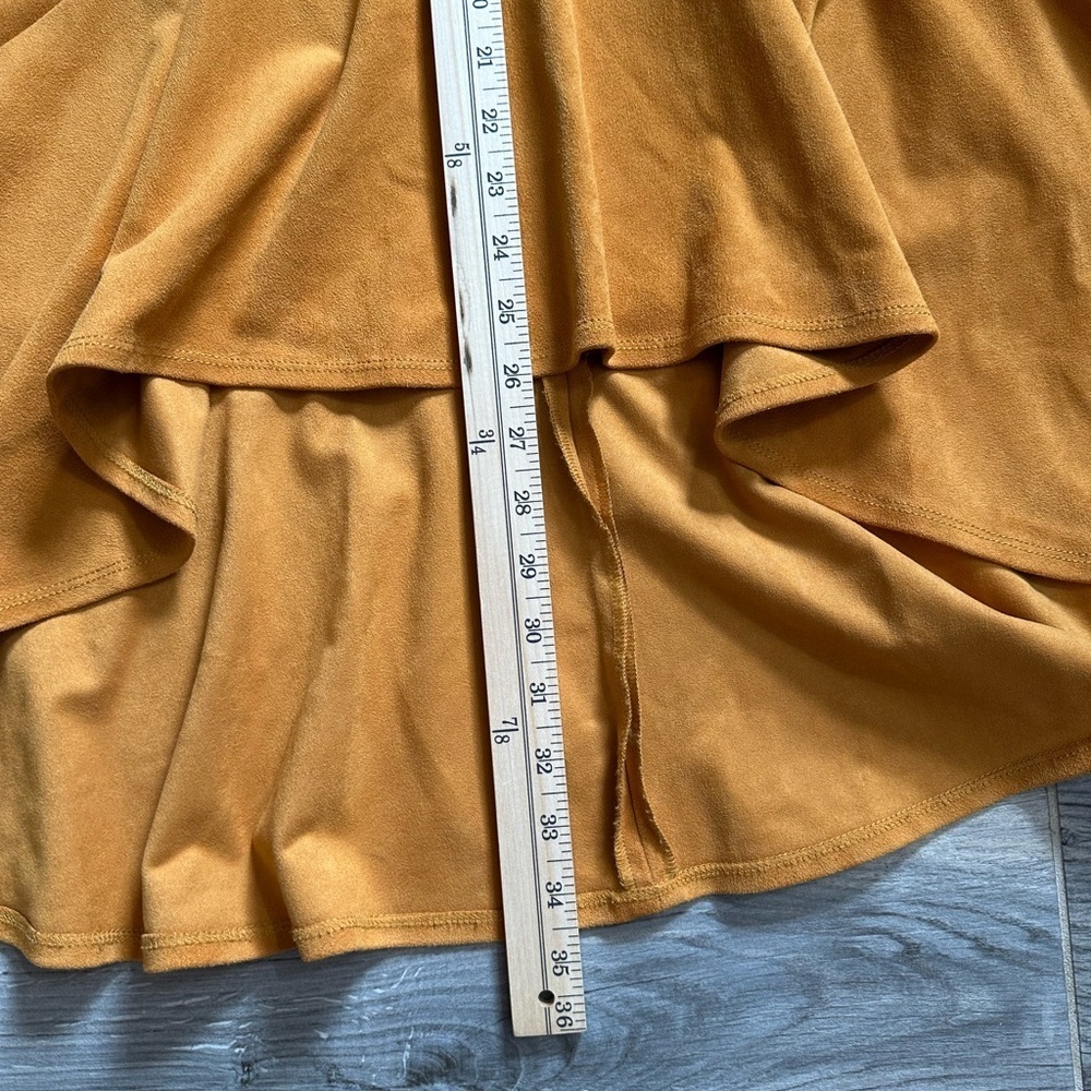 Anthropologie Golden High-Low Skirt - Picture 7 of 14